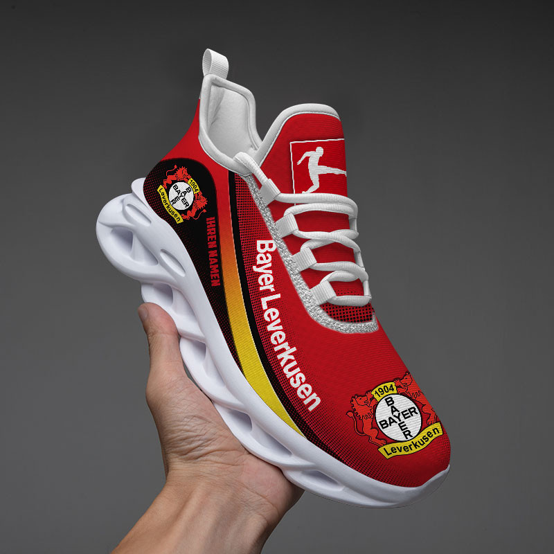 JWFancy Bayer 04 Leverkusen Max Soul Shoes Sneakers For Men And Women
