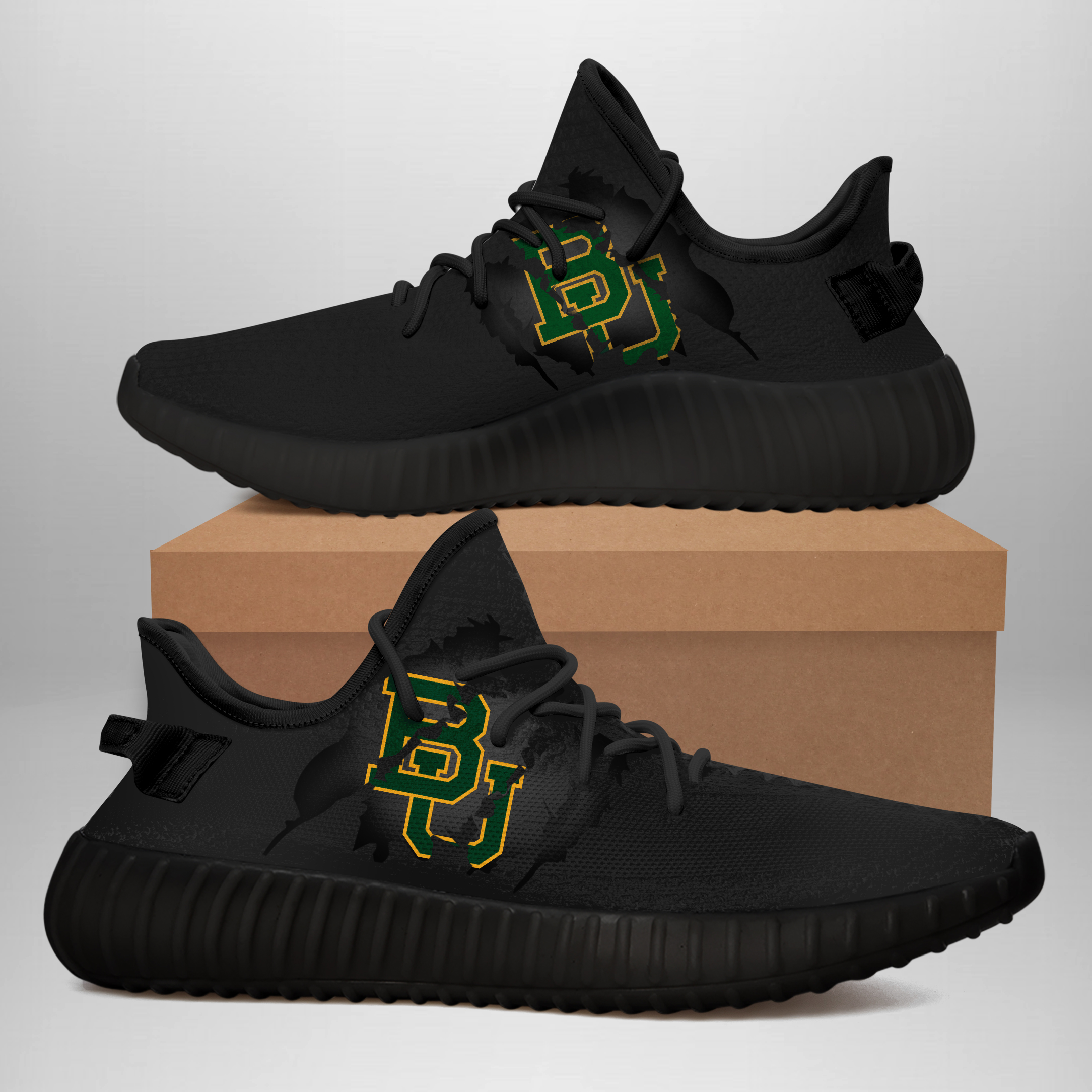 JWFancy Baylor Bears Yeezy Boost Shoes For Men And Women