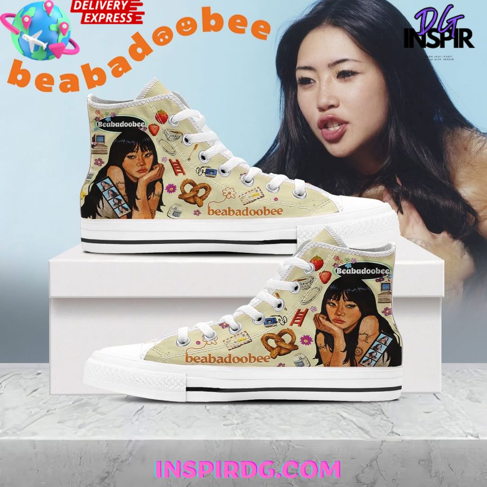 JWFancy Beabadoobee High Top Canvas Sneakers Shoes For Men And Women