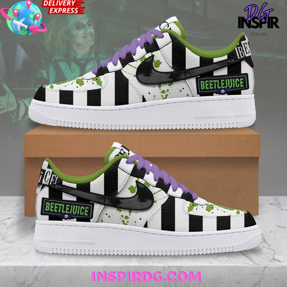 JWFancy Beetlejuice Air Low-Top Sneakers Shoes For Men And Women