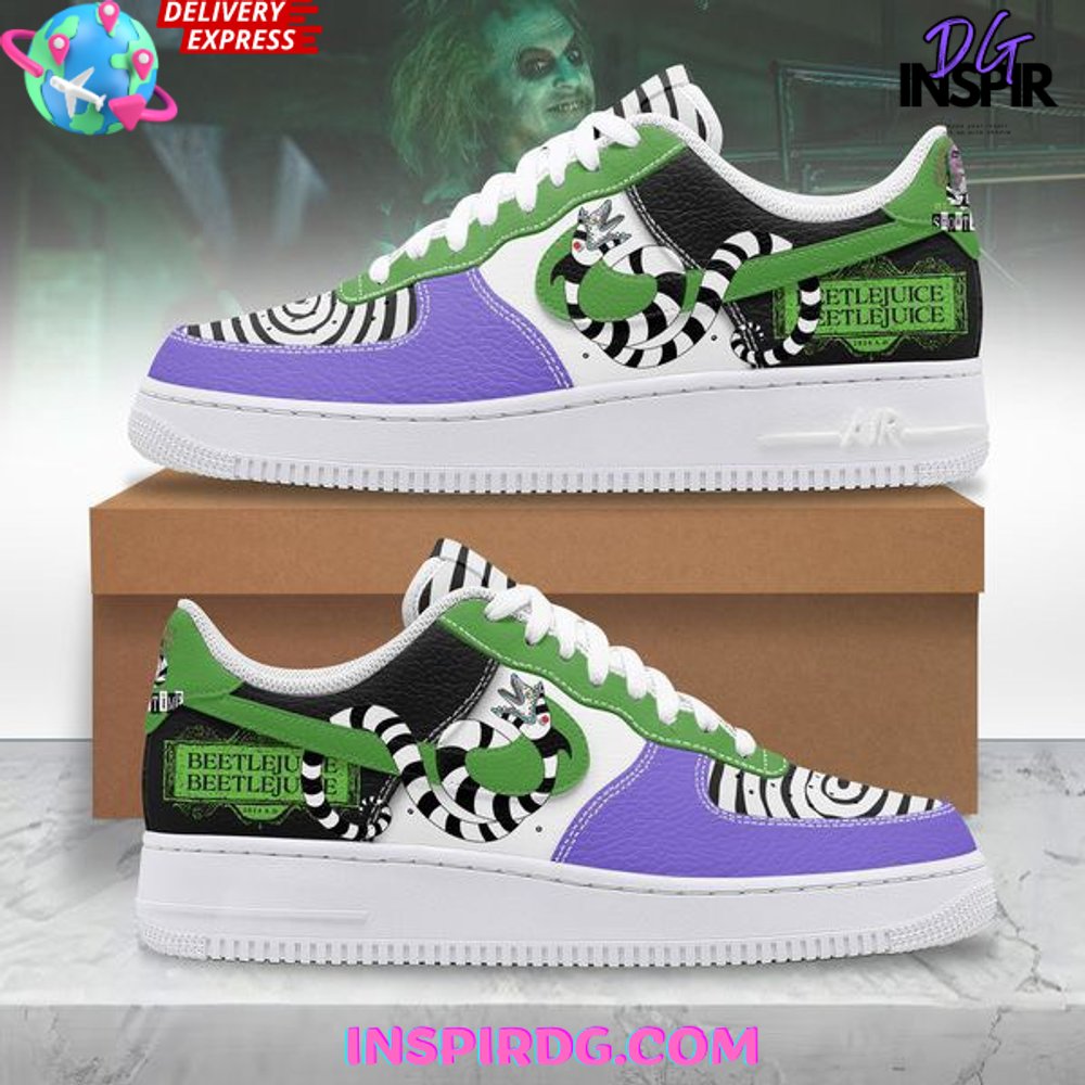 JWFancy Beetlejuice Air Low-Top Sneakers Shoes For Men And Women