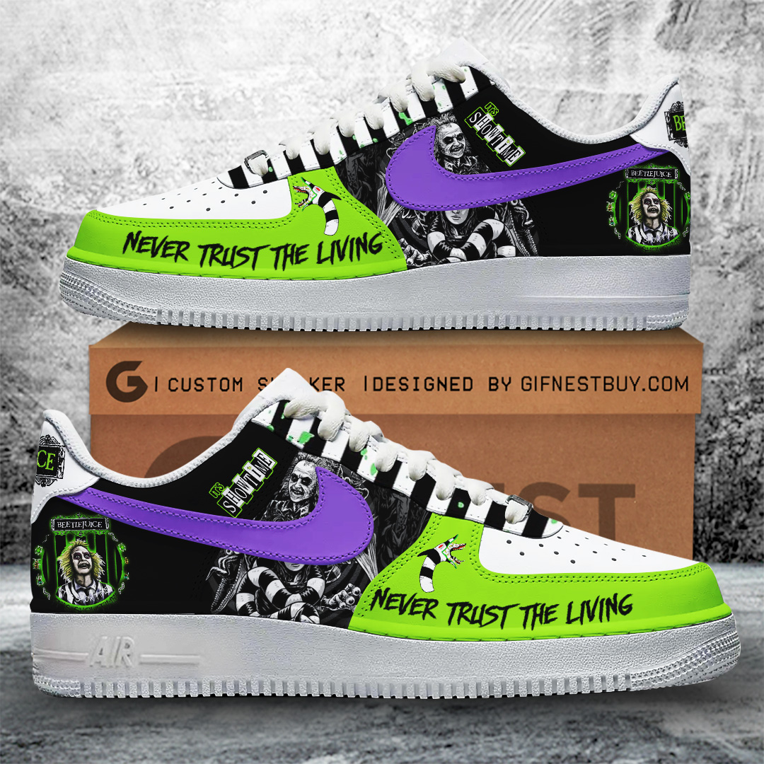 JWFancy Beetlejuice Air Low-Top Sneakers Shoes For Men And Women