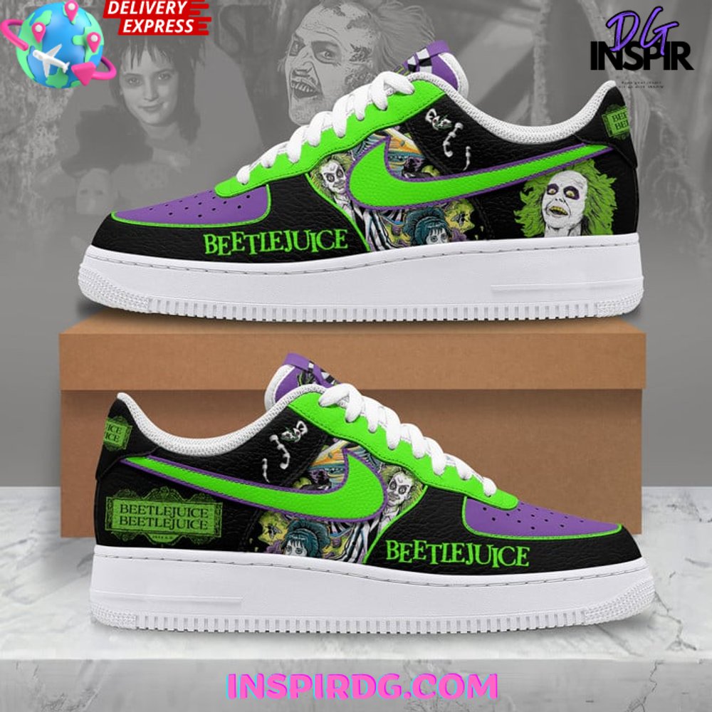 JWFancy Beetlejuice Air Low-Top Sneakers Shoes For Men And Women