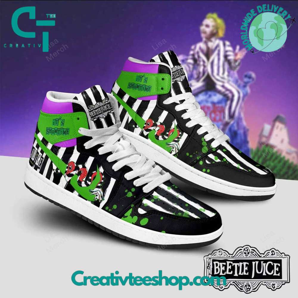 JWFancy Beetlejuice AJ1 High Sneakers Shoes For Men And Women
