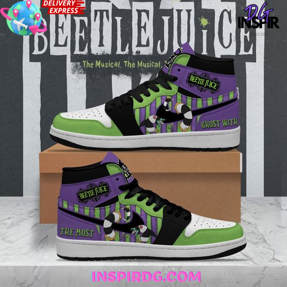 JWFancy Beetlejuice AJ1 High Sneakers Shoes For Men And Women