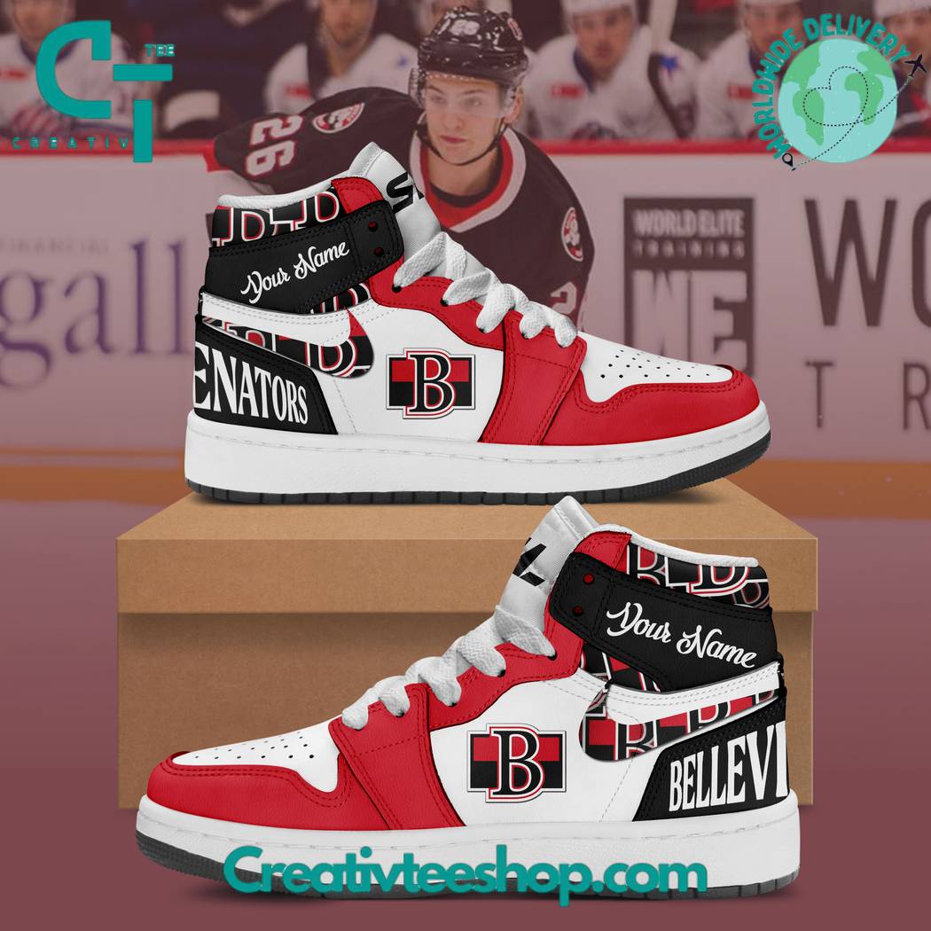 JWFancy Belleville Senators AJ1 High Sneakers Shoes For Men And Women