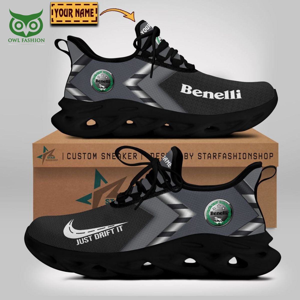 JWFancy Benelli Max Soul Shoes Sneakers For Men And Women