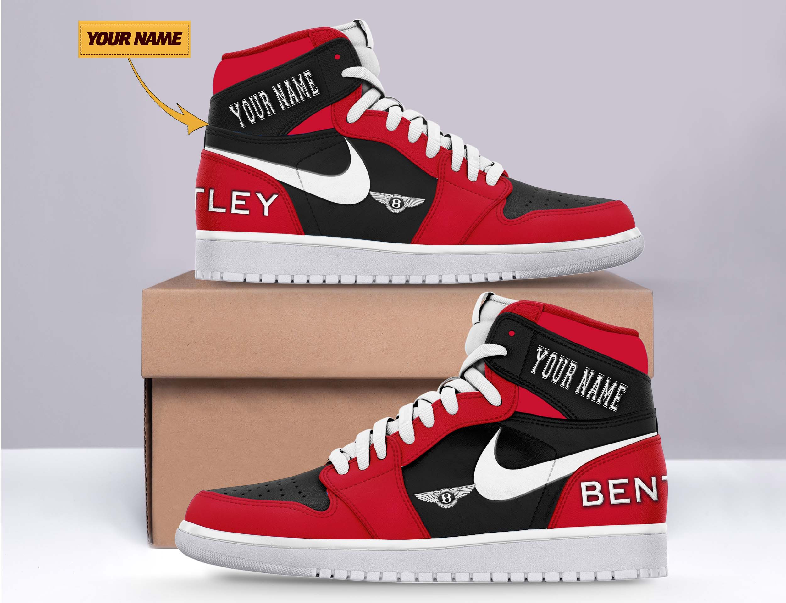 JWFancy Bentley AJ1 High Sneakers Shoes For Men And Women