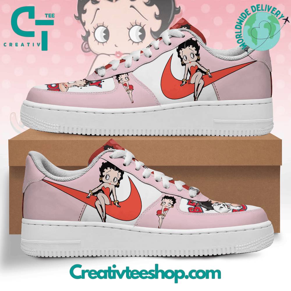 JWFancy Betty Boop Air Low-Top Sneakers Shoes For Men And Women
