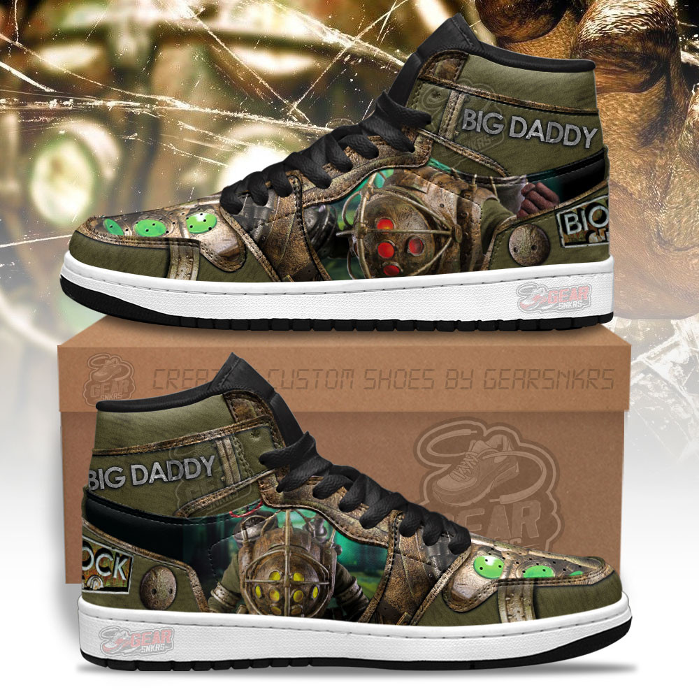 JWFancy Big Daddy BioShock AJ1 High Sneakers Shoes For Men And Women