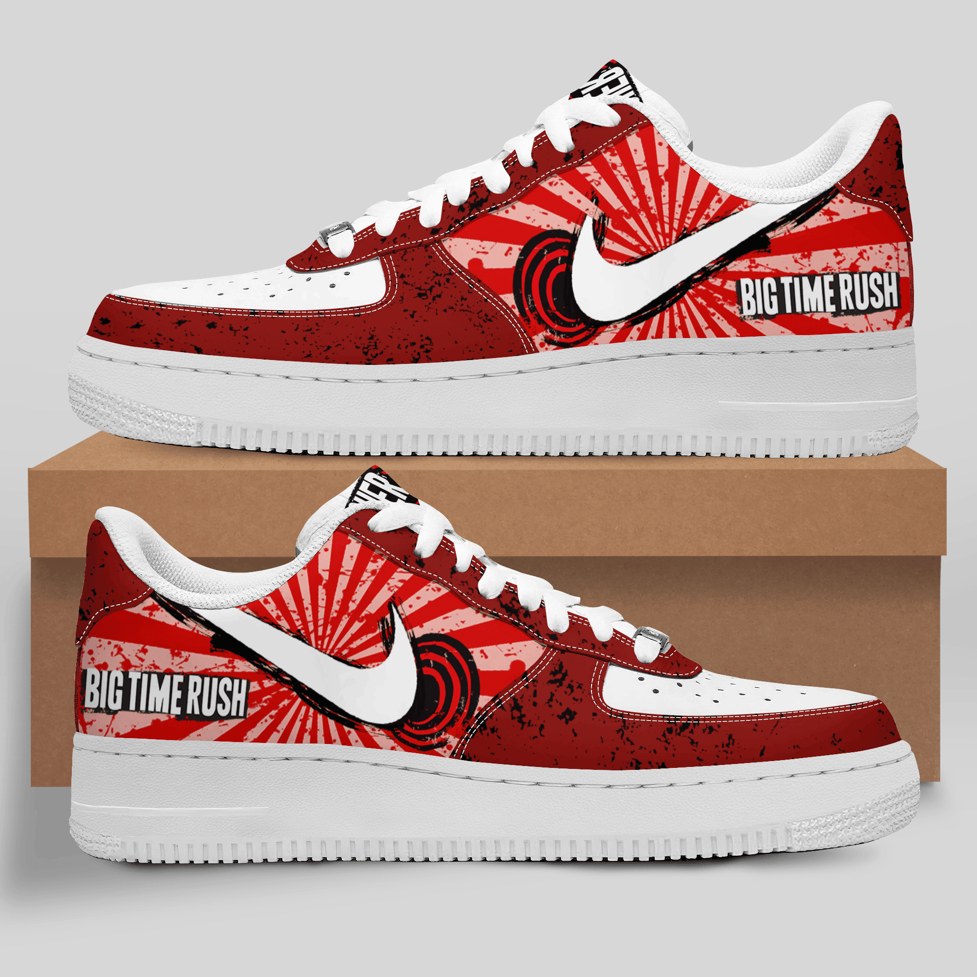 JWFancy Big Time Rush Air Low-Top Sneakers Shoes For Men And Women