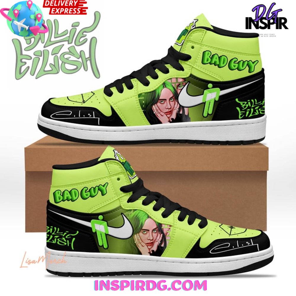 JWFancy Billie Eilish AJ1 High Sneakers Shoes For Men And Women