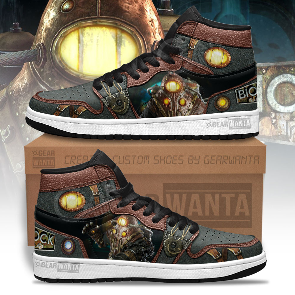 JWFancy BioShock Subject Delta AJ1 High Sneakers Shoes For Men And Women