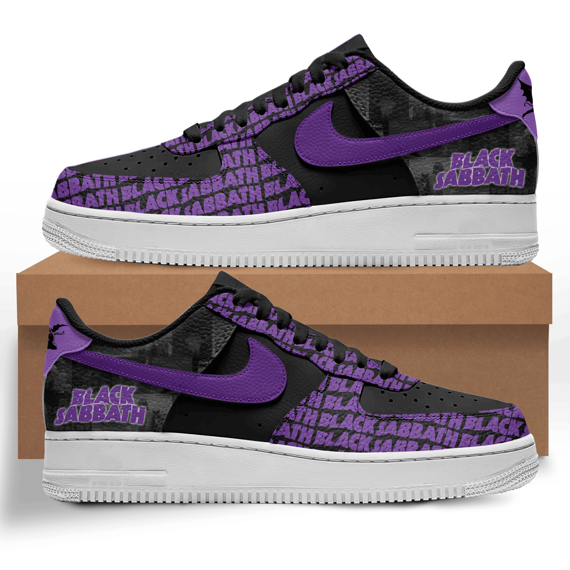 JWFancy Black Sabbath Air Low-Top Sneakers Shoes For Men And Women