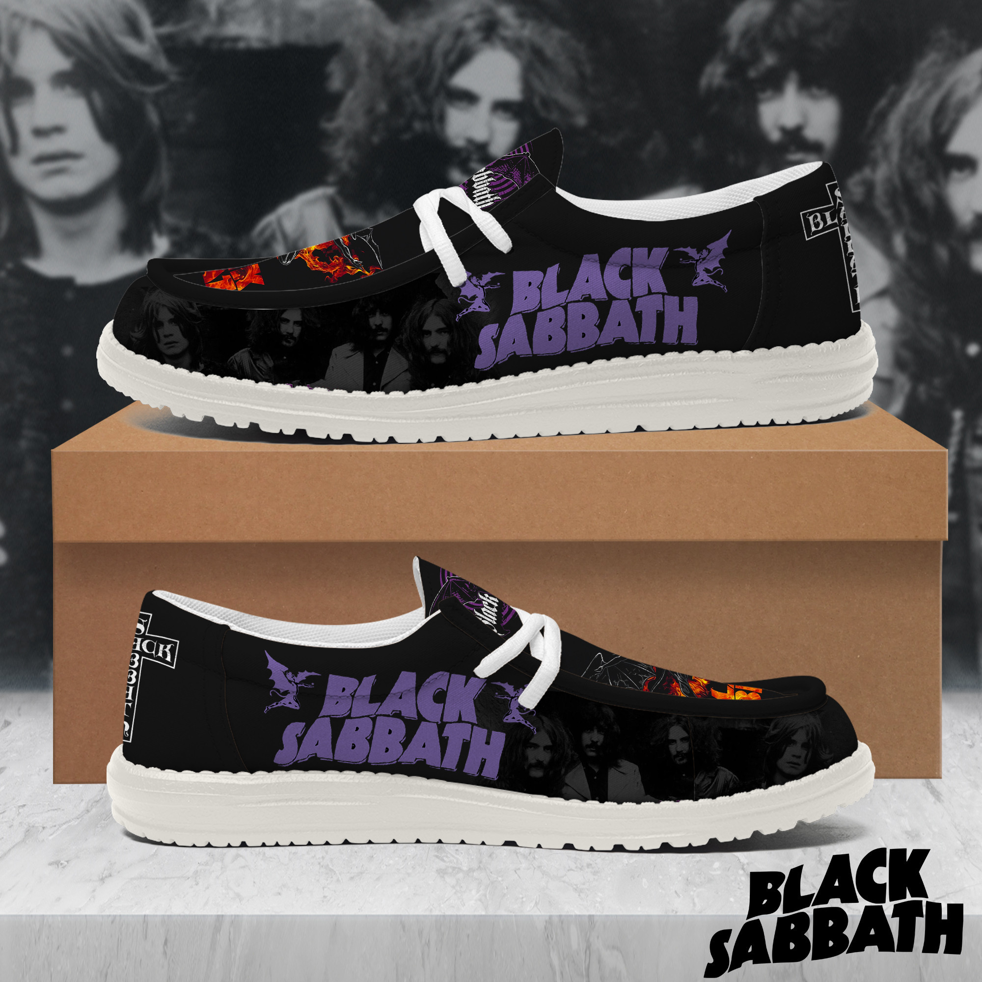JWFancy Black Sabbath – Custom Name Hey Dude