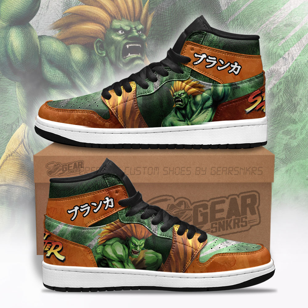 JWFancy Blanka Gameboy AJ1 High Sneakers Shoes For Men And Women