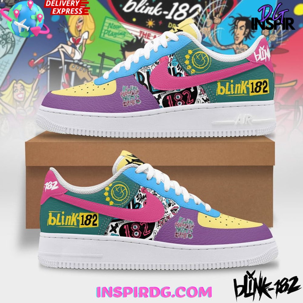 JWFancy Blink-182 Air Low-Top Sneakers Shoes For Men And Women