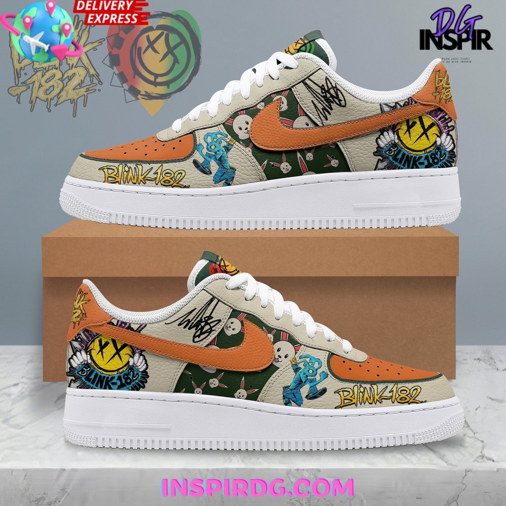 JWFancy Blink-182 Air Low-Top Sneakers Shoes For Men And Women