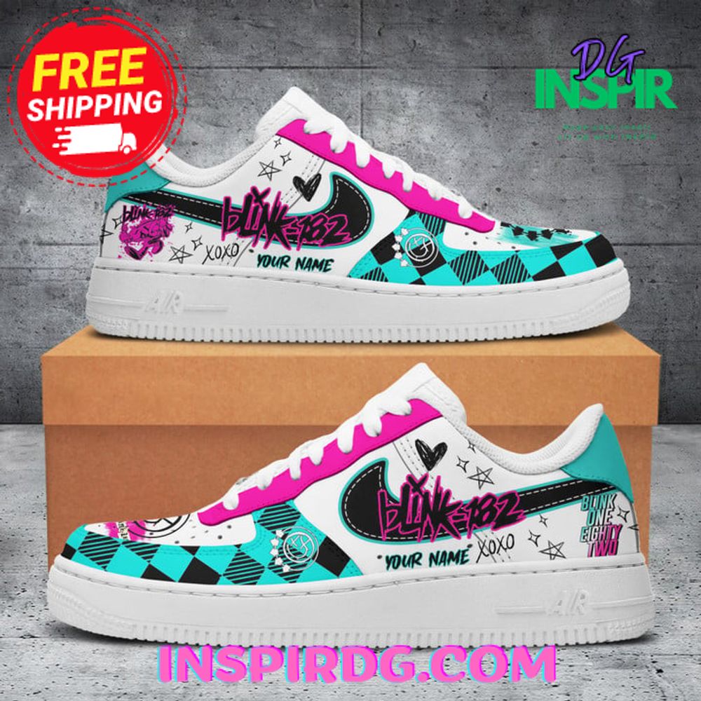 JWFancy Blink-182 Air Low-Top Sneakers Shoes For Men And Women