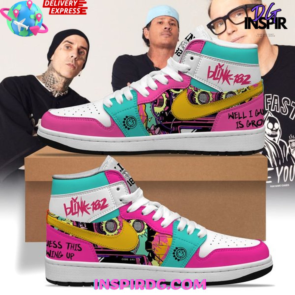 JWFancy Blink-182 AJ1 High Sneakers Shoes For Men And Women