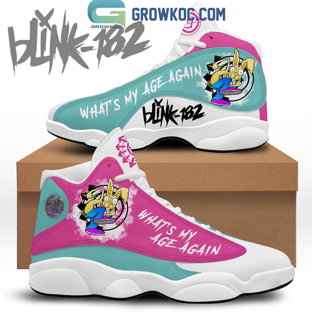 JWFancy Blink-182 AJ13 Sneakers Shoes For Men And Women