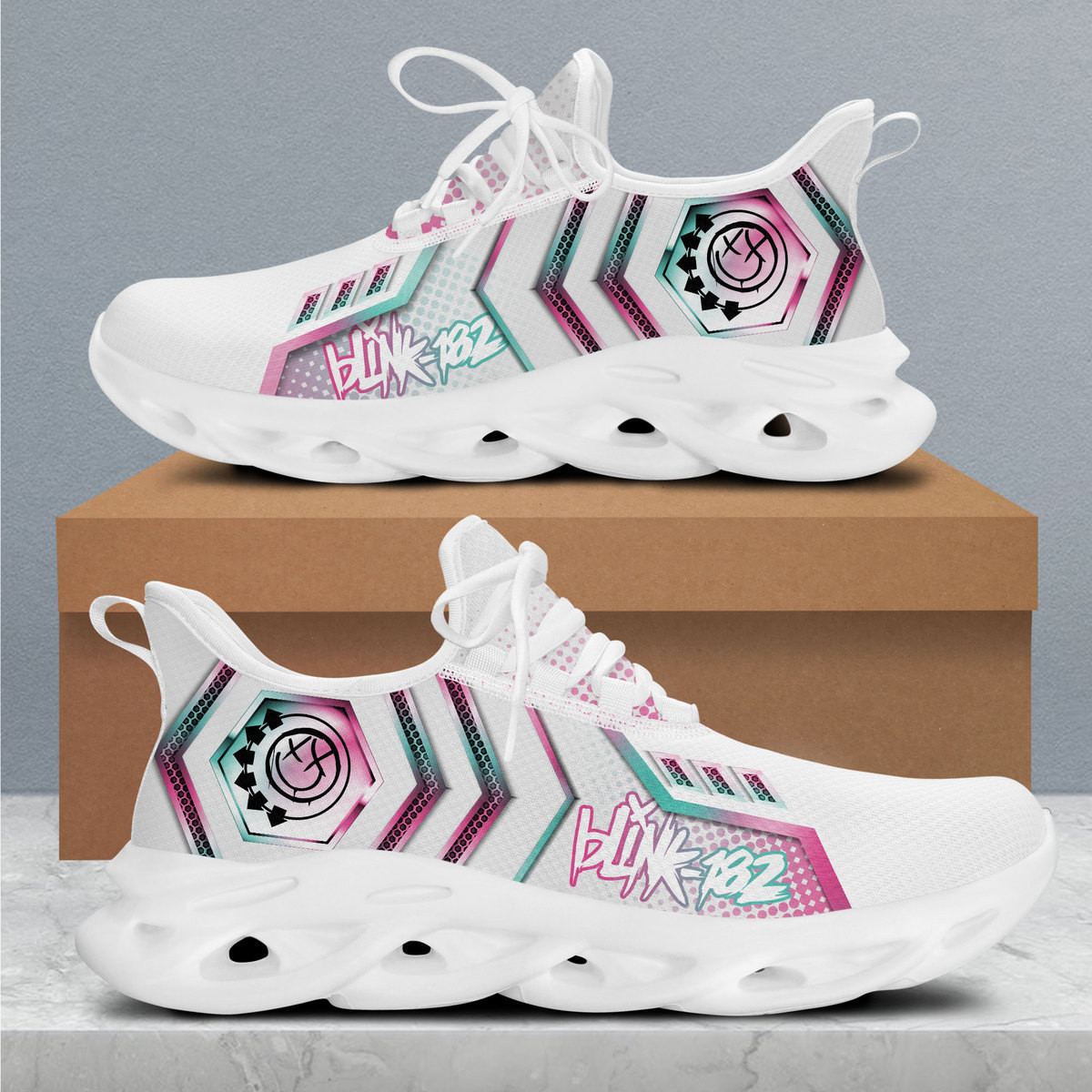 JWFancy Blink 182 Max Soul Shoes Sneakers For Men And Women