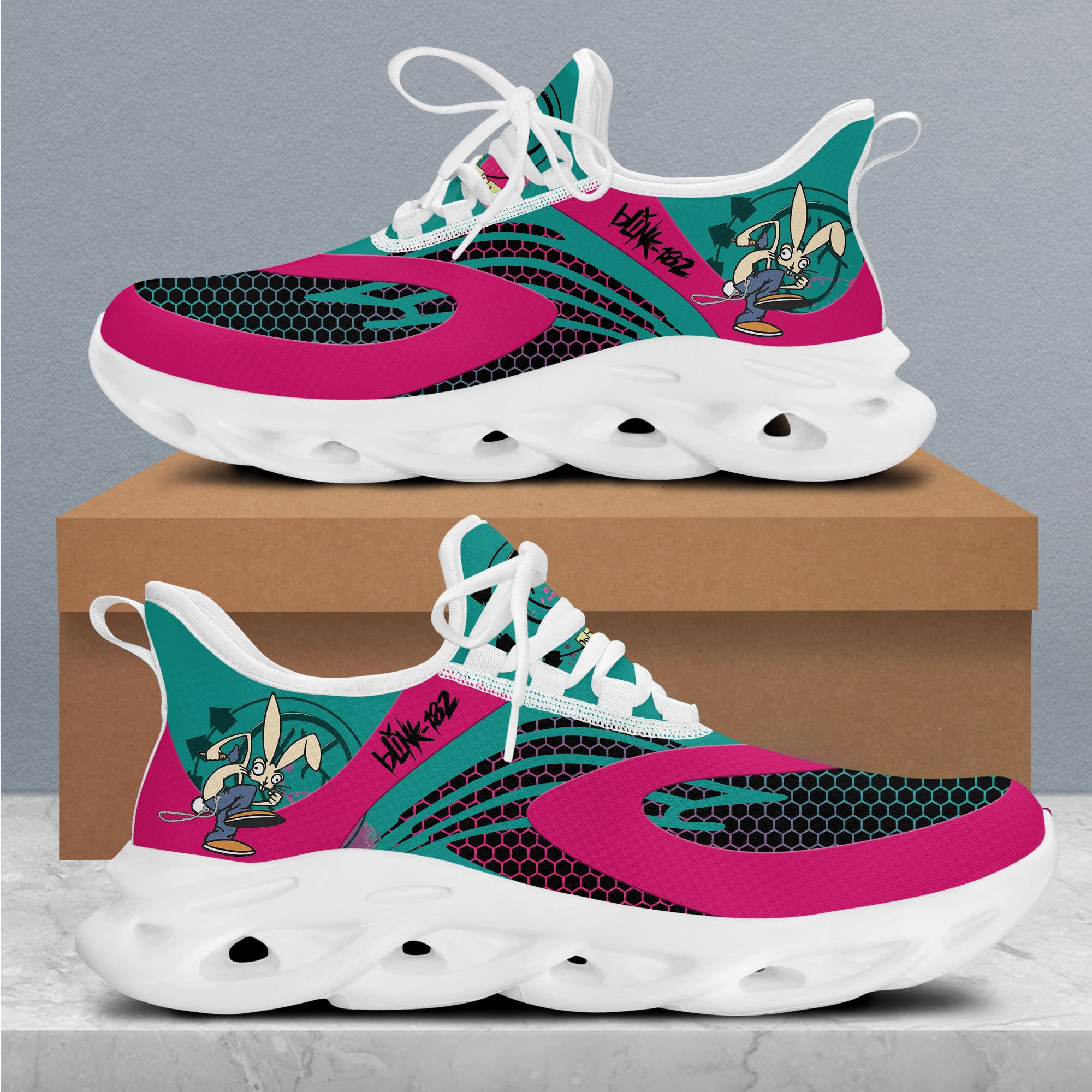 JWFancy Blink 182 Max Soul Shoes Sneakers For Men And Women