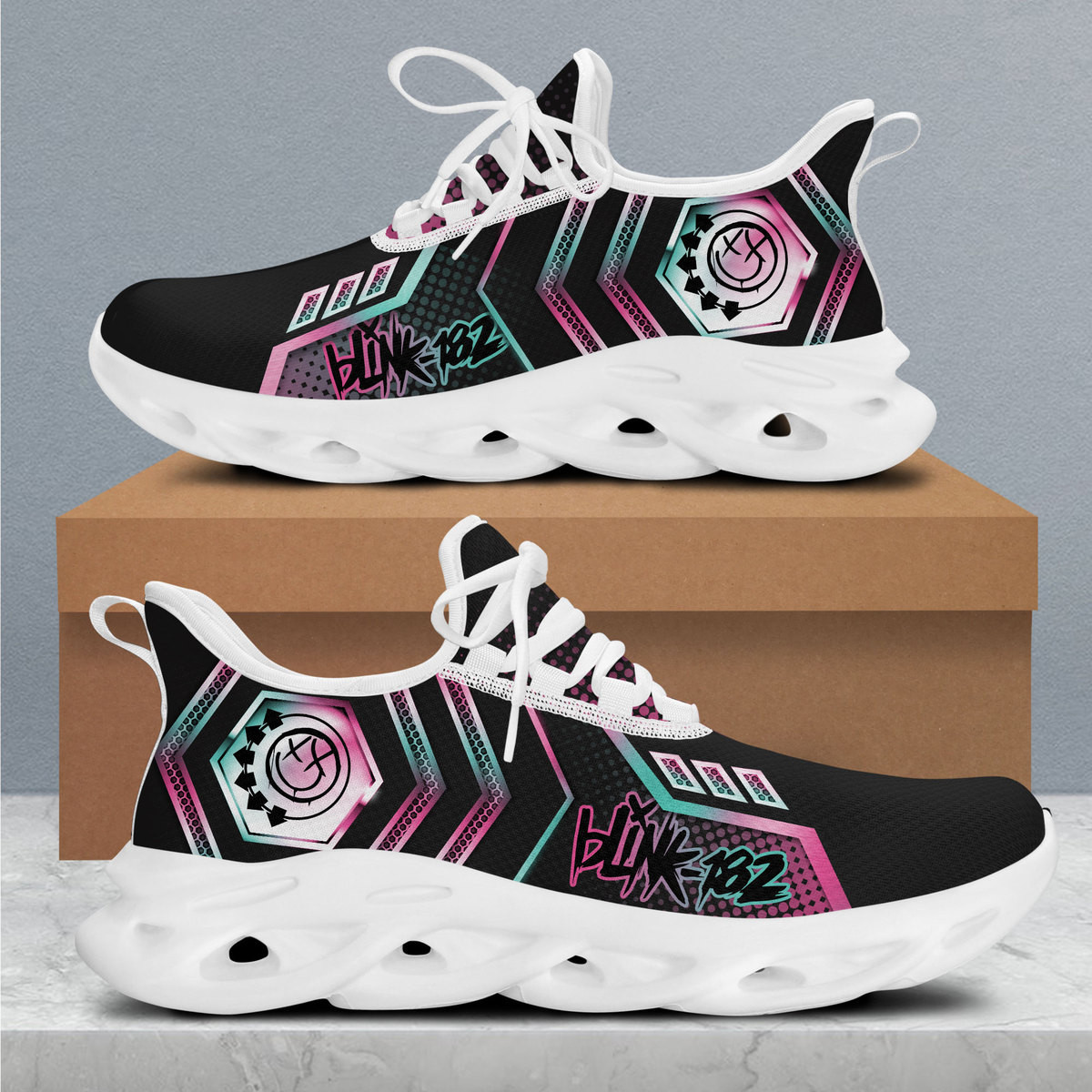 JWFancy Blink 182 Max Soul Shoes Sneakers For Men And Women