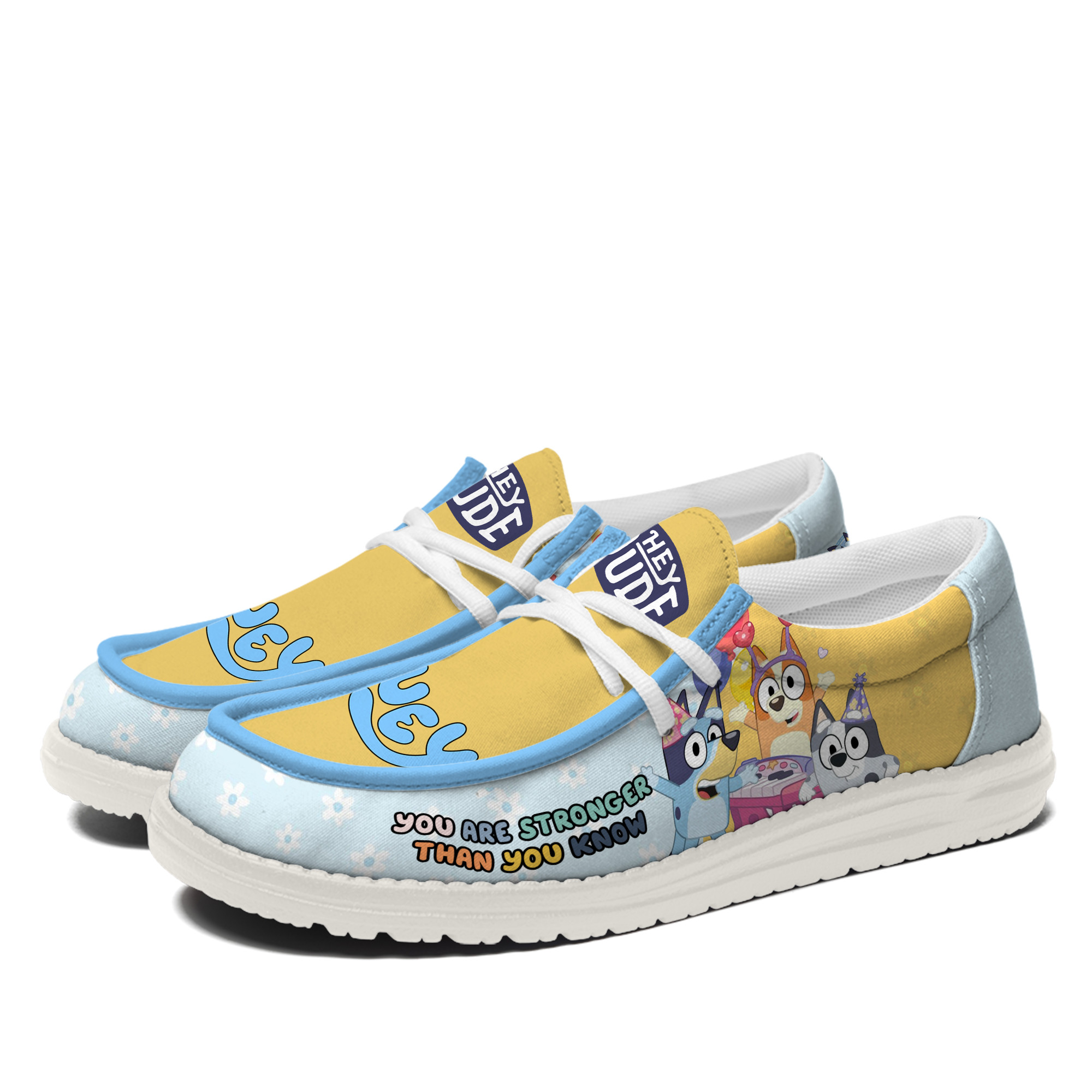 JWFancy Bluey – Custom Name Hey Dude