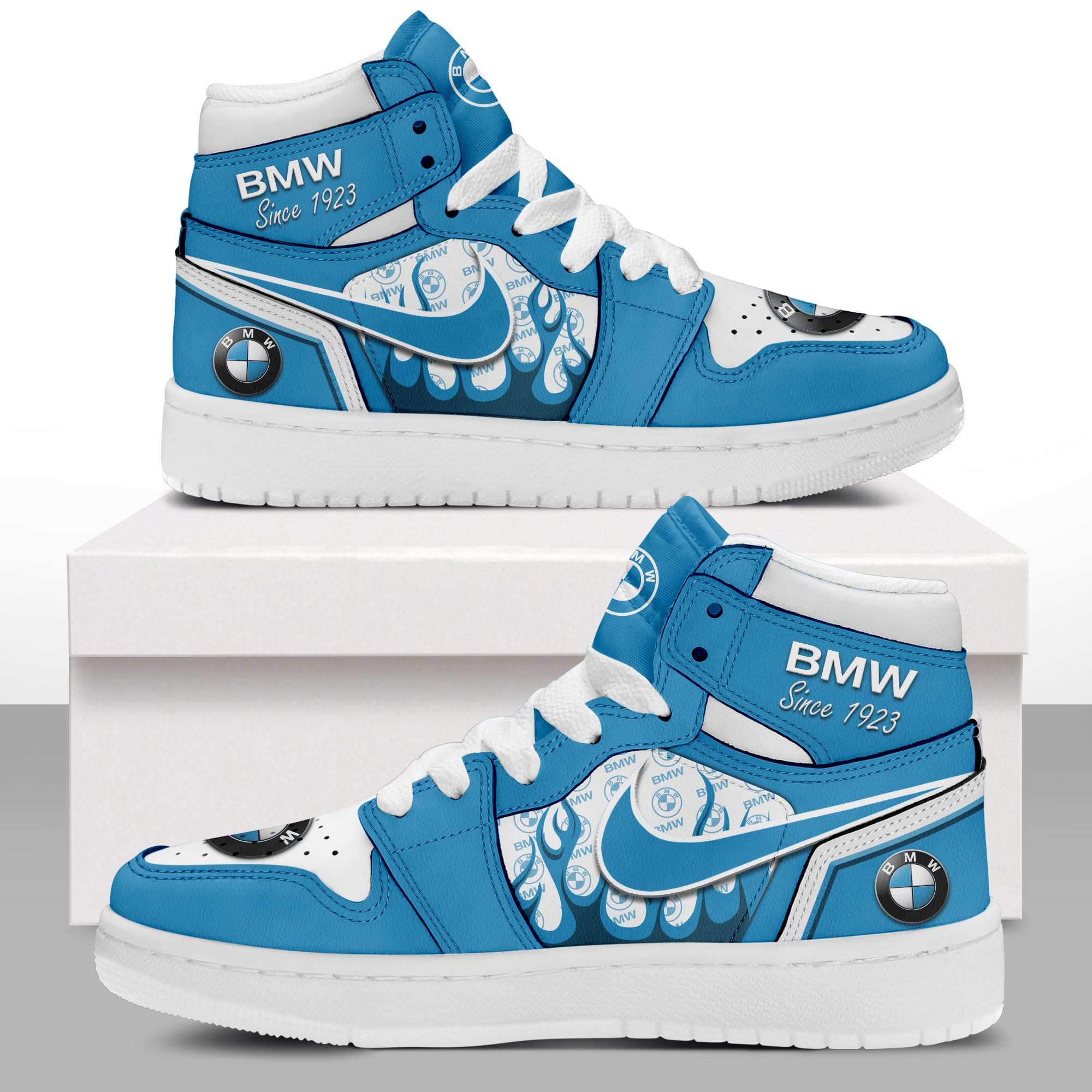 JWFancy BMW AJ1 High Sneakers Shoes For Men And Women