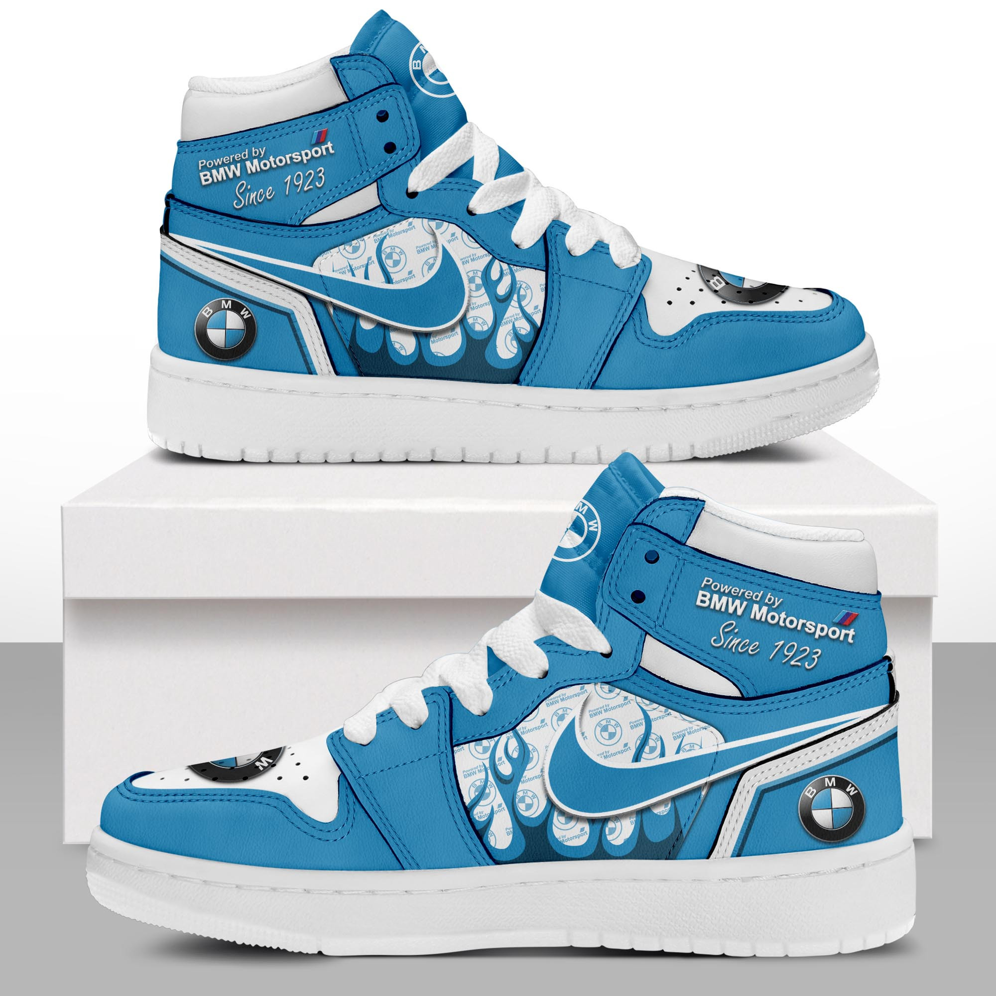 JWFancy BMW AJ1 High Sneakers Shoes For Men And Women