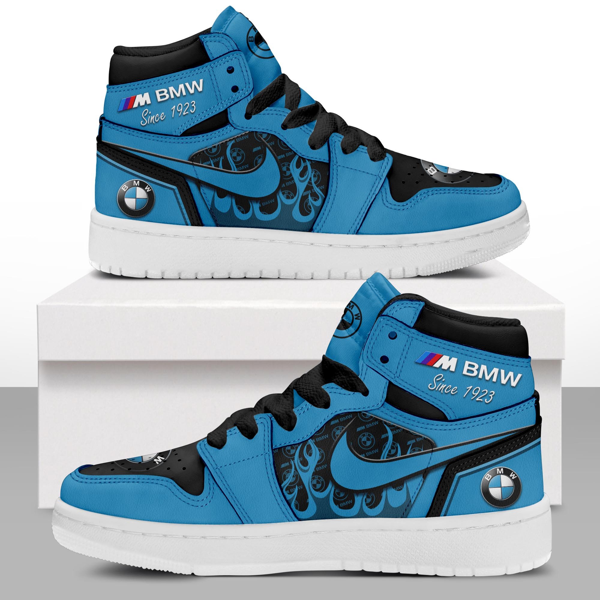 JWFancy BMW M AJ1 High Sneakers Shoes For Men And Women