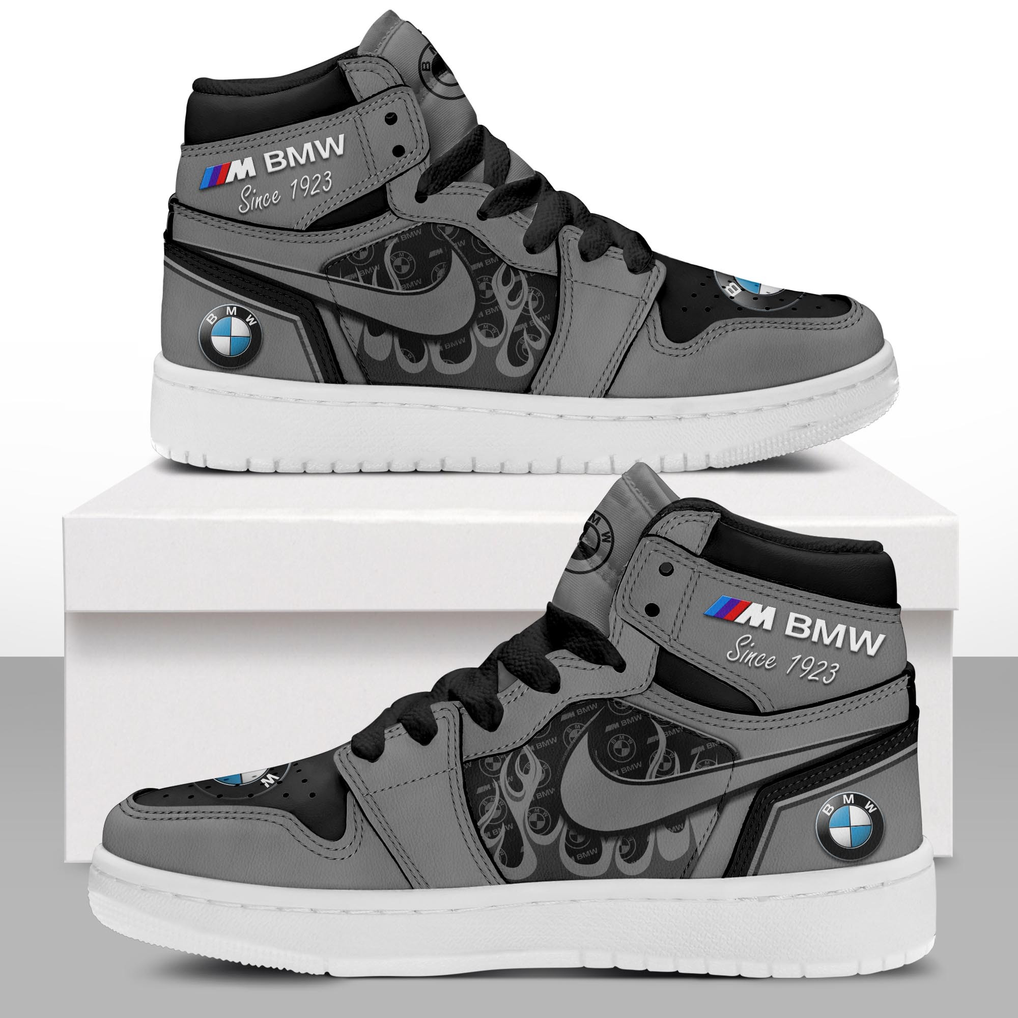 JWFancy BMW M AJ1 High Sneakers Shoes For Men And Women
