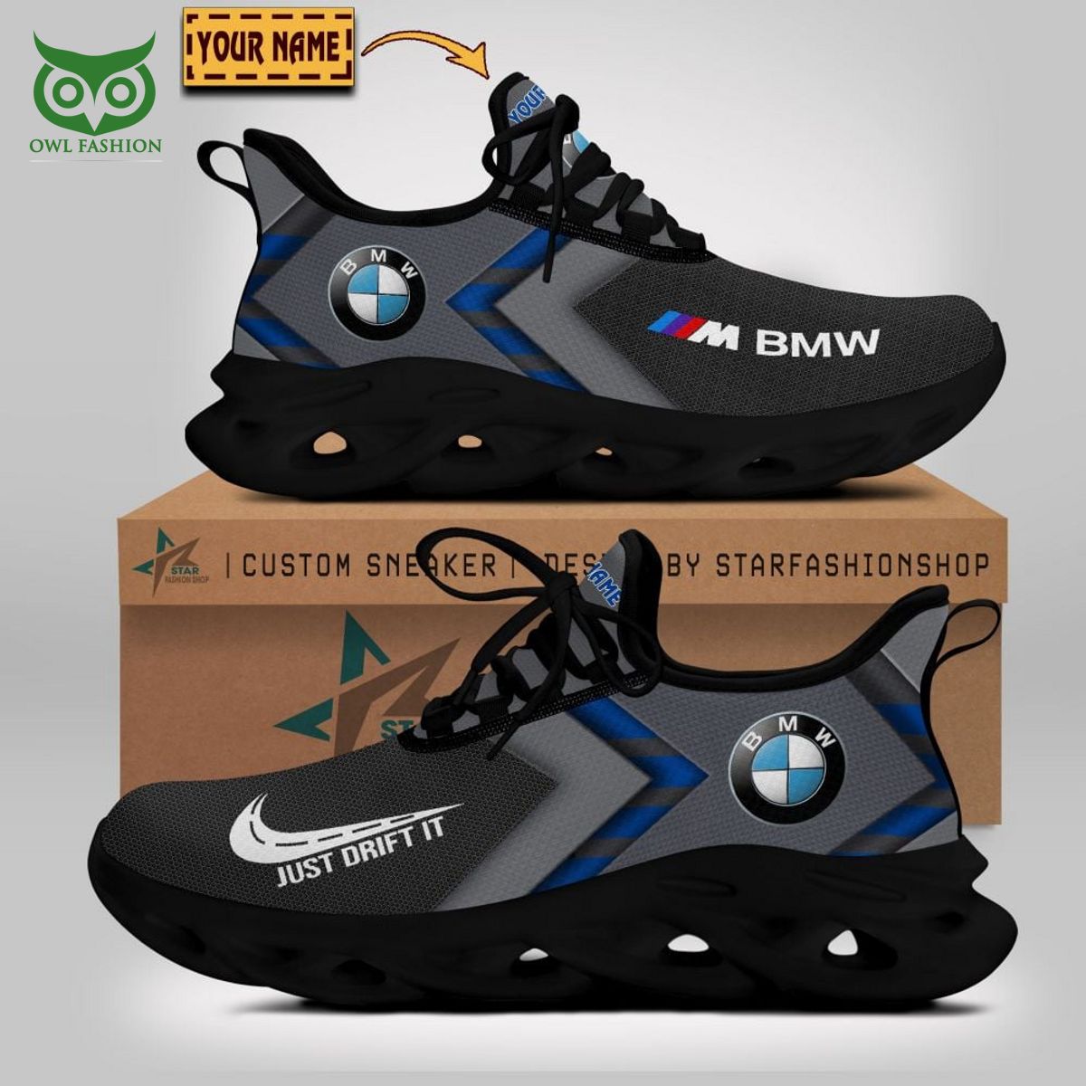 JWFancy BMW Max Soul Shoes Sneakers For Men And Women