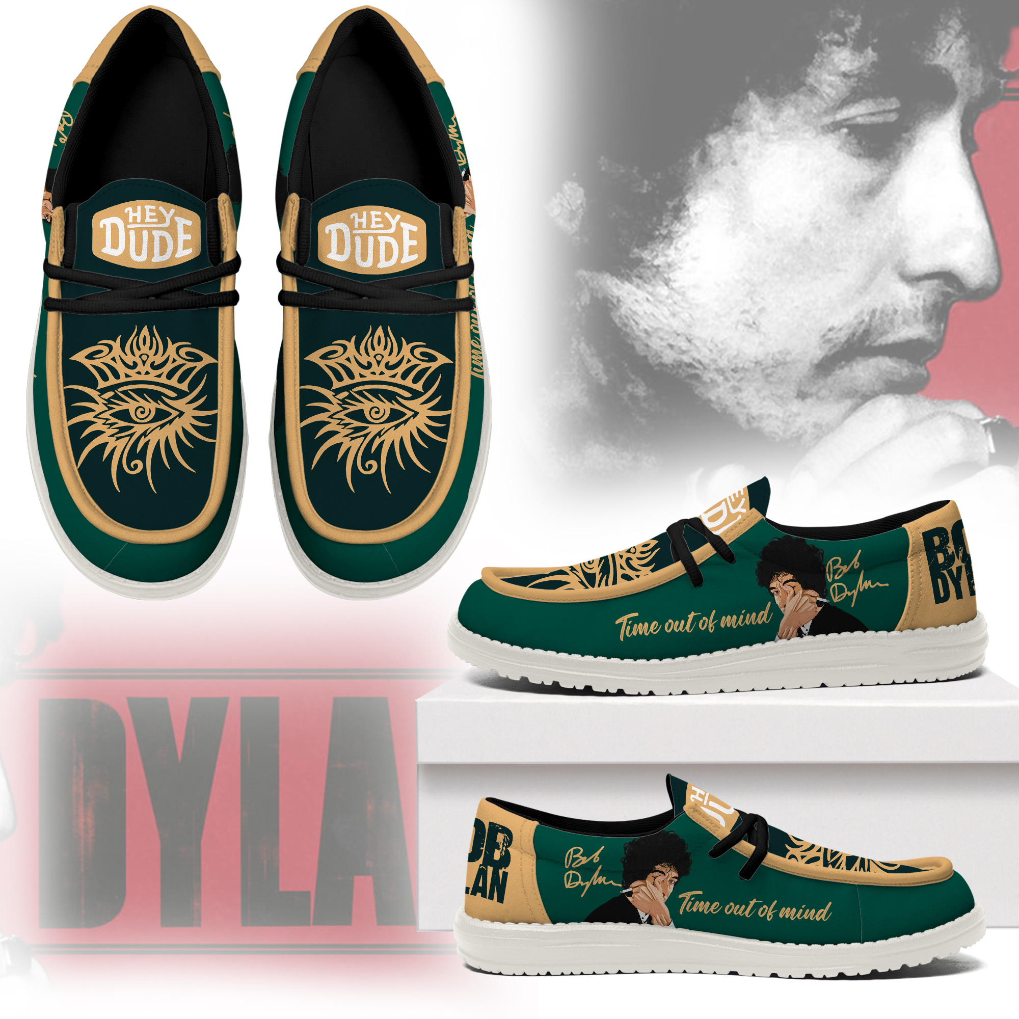 JWFancy Bob Dylan – Custom Name Hey Dude