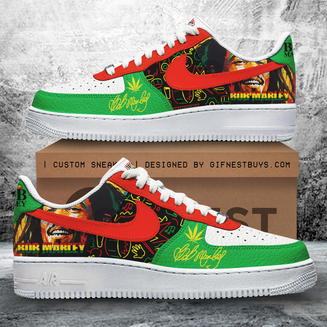 JWFancy Bob Marley Air Low-Top Sneakers Shoes For Men And Women