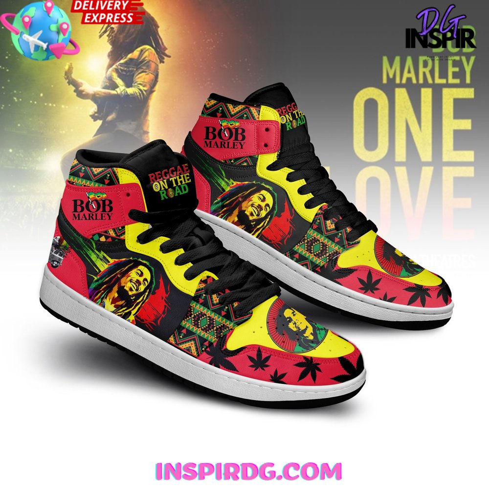 JWFancy Bob Marley AJ1 High Sneakers Shoes For Men And Women