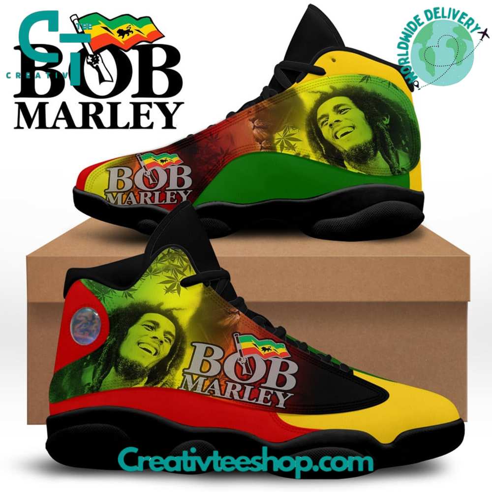 JWFancy Bob Marley AJ13 Sneakers Shoes For Men And Women