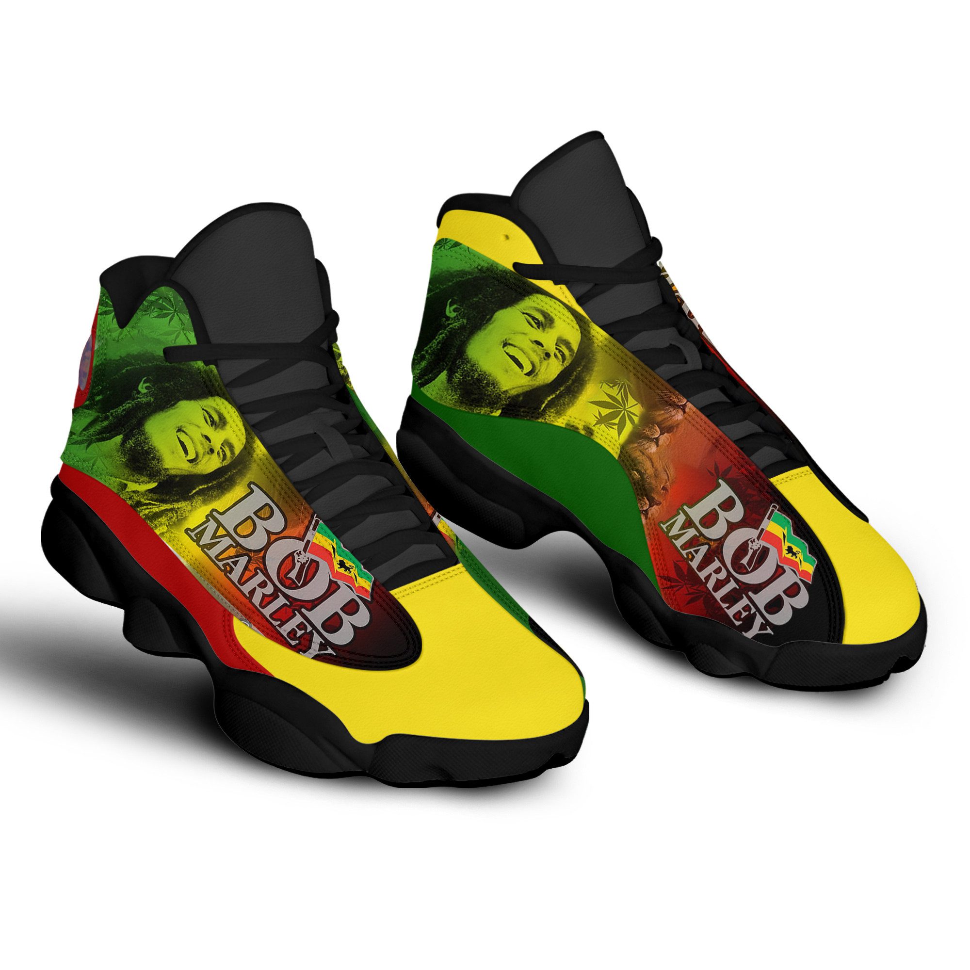 JWFancy Bob Marley AJ13 Sneakers Shoes For Men And Women