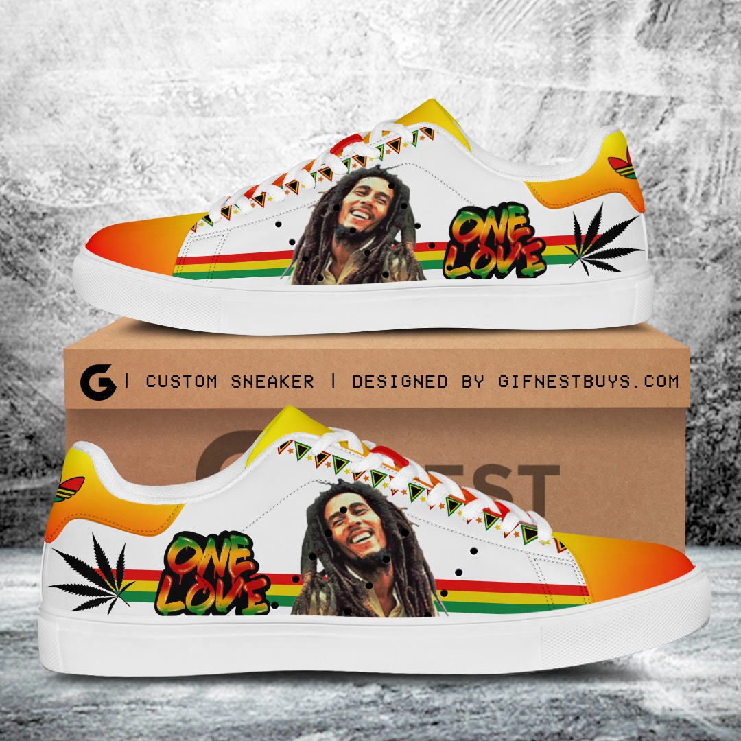 JWFancy Bob Marley Skate Stan Shoes Sneakes For Men And Women