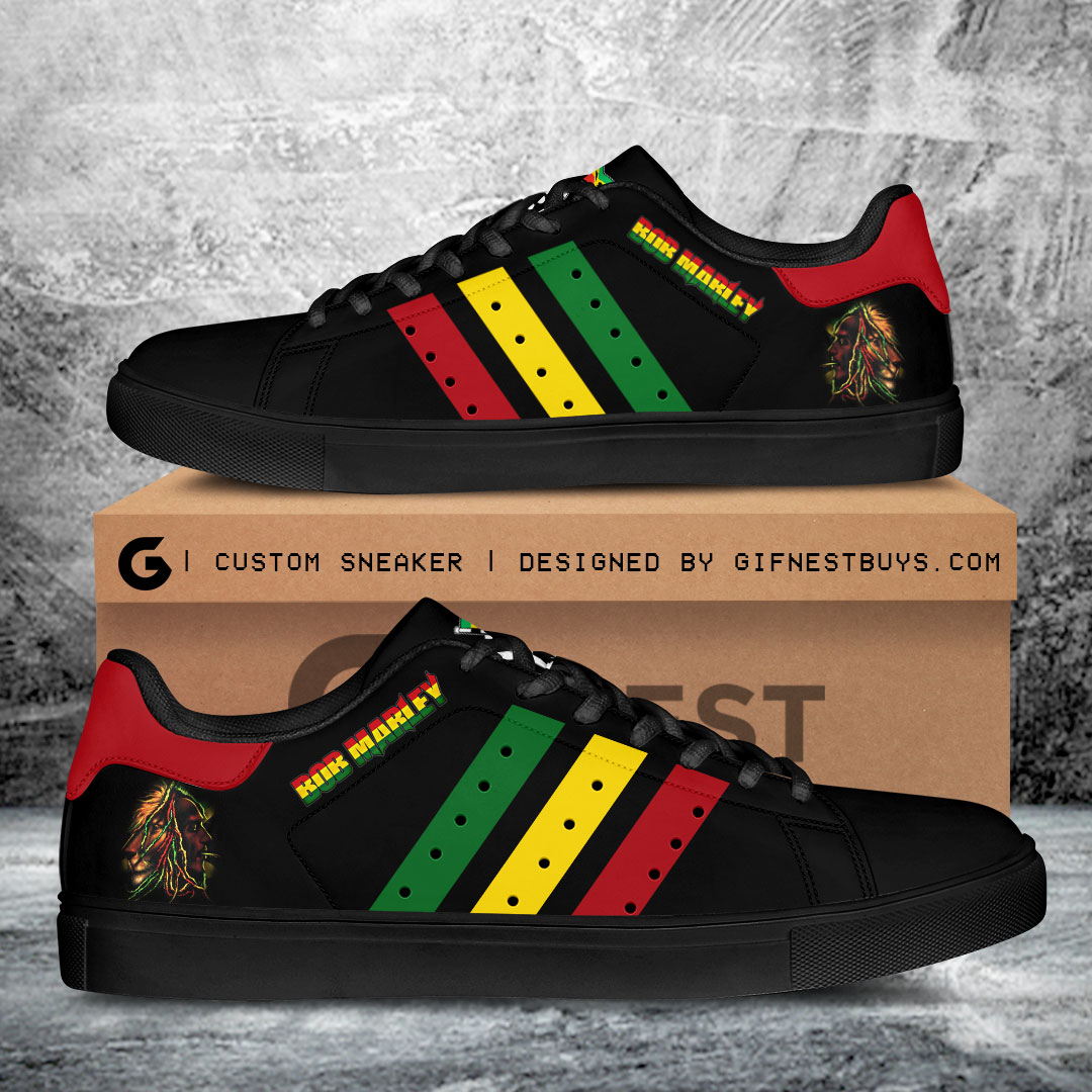 JWFancy Bob Marley Skate Stan Shoes Sneakes For Men And Women