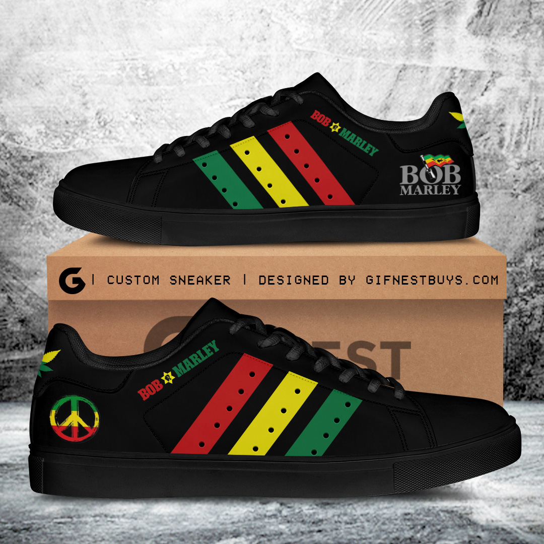 JWFancy Bob Marley Skate Stan Shoes Sneakes For Men And Women