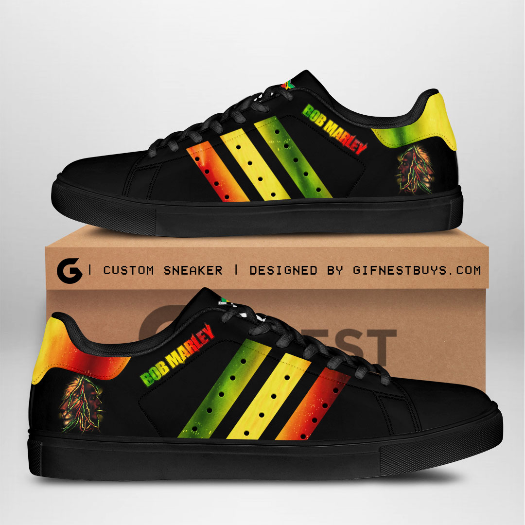 JWFancy Bob Marley Skate Stan Shoes Sneakes For Men And Women
