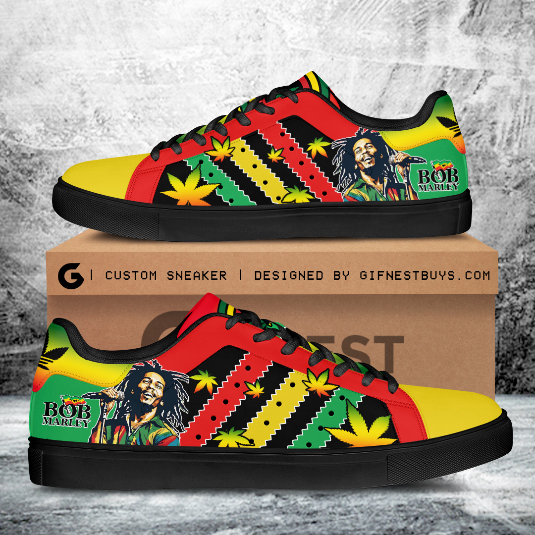 JWFancy Bob Marley Skate Stan Shoes Sneakes For Men And Women