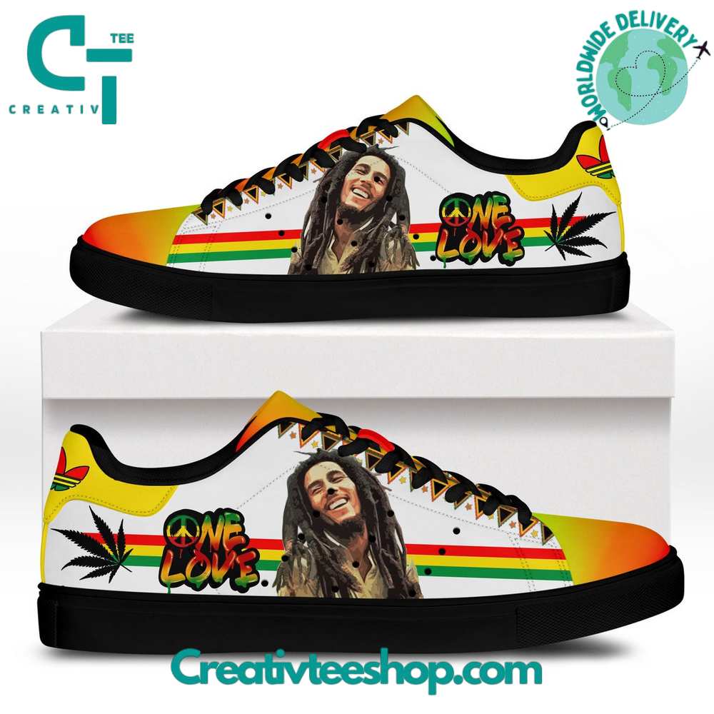 JWFancy Bob Marley Skate Stan Shoes Sneakes For Men And Women