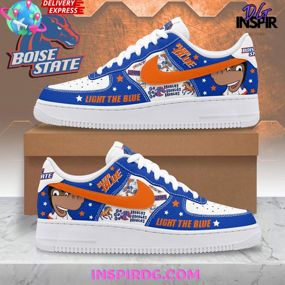 JWFancy Boise State Broncos Air Low-Top Sneakers Shoes For Men And Women