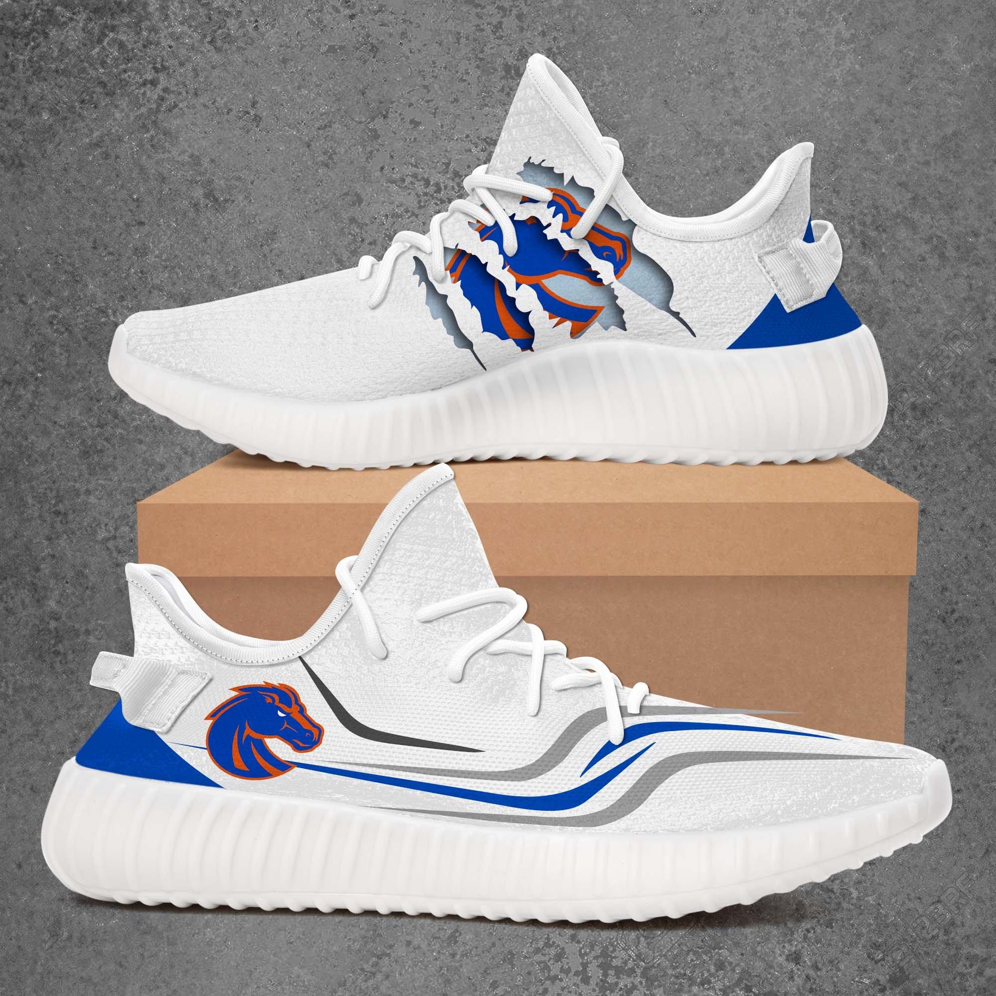 JWFancy Boise State Broncos Yeezy Boost Shoes For Men And Women