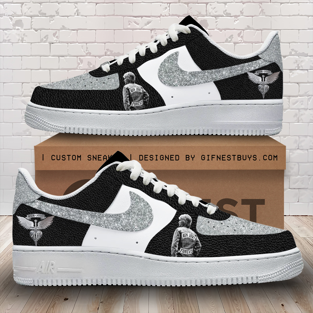 JWFancy Bon Jovi Air Low-Top Sneakers Shoes For Men And Women