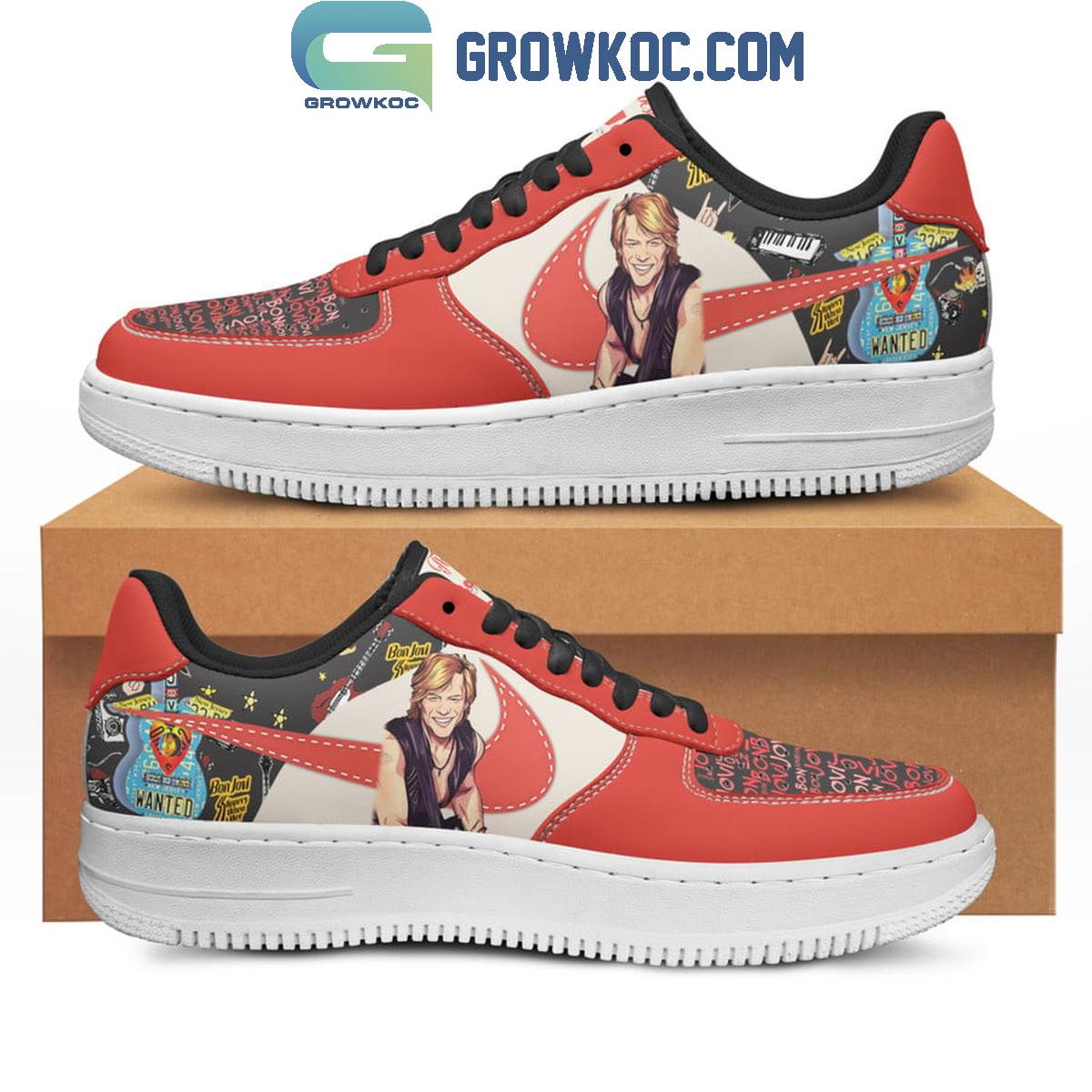 JWFancy Bon Jovi Air Low-Top Sneakers Shoes For Men And Women