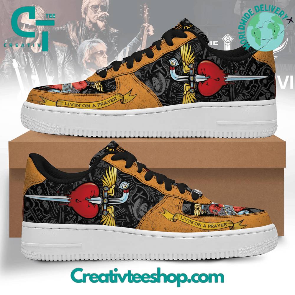 JWFancy Bon Jovi Air Low-Top Sneakers Shoes For Men And Women